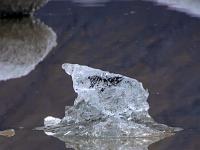 "Eisvogel" Spiegelbild im Heinabergsjökull Gletschersee - Ostisland